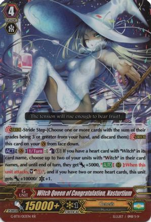 Witch Queen of Congratulation, Nasturtium (G-BT11/013EN) [Demonic Advent]