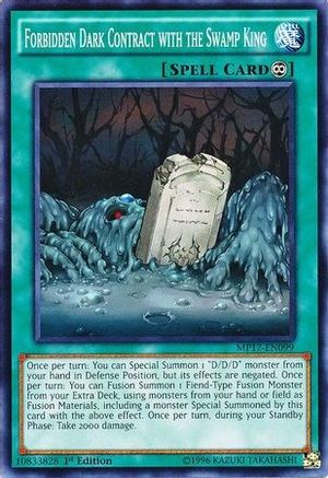 Forbidden Dark Contract with the Swamp King [MP17-EN099] Common