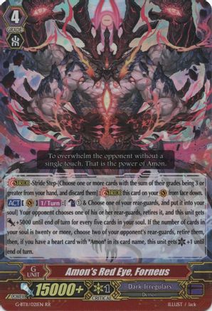 Amon's Red Eye, Forneus (G-BT11/021EN) [Demonic Advent]