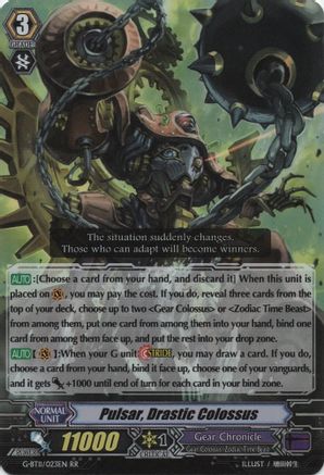 Pulsar, Drastic Colossus (G-BT11/023EN) [Demonic Advent]