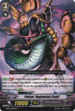 Pulsar, Replenish Coatl (G-BT11/094EN) [Demonic Advent]