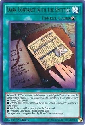 Dark Contract with the Entities [MP17-EN239] Ultra Rare
