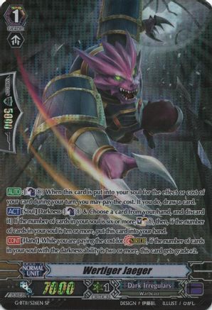 Wertiger Jaeger (G-BT11/S26EN) [Demonic Advent]