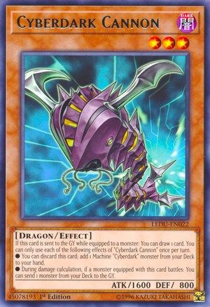 Cyberdark Cannon [LEDU-EN022] Rare
