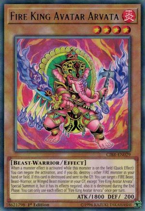 Fire King Avatar Arvata [CIBR-EN029] Rare
