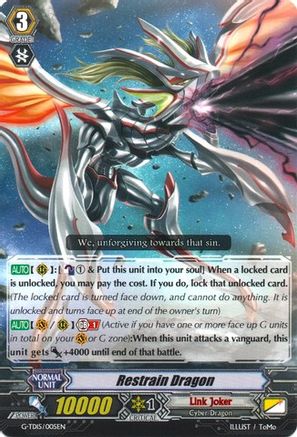 Restrain Dragon (G-TD15/005EN) [Messiah Dragon of Rebirth]