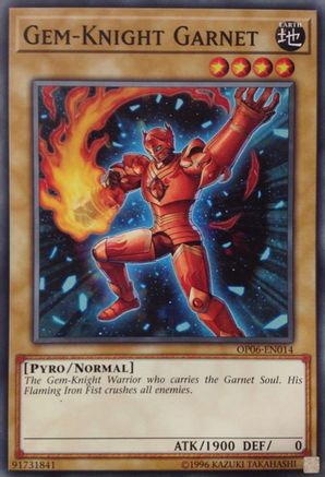 Gem-Knight Garnet [OP06-EN014] Common