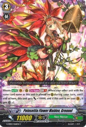 Poinsettia Flower Maiden, Grennel (G-EB02/066EN) [The AWAKENING ZOO]