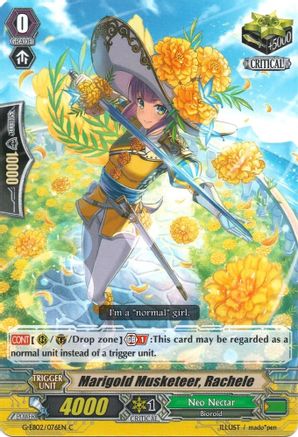 Marigold Musketeer, Rachele (G-EB02/076EN) [The AWAKENING ZOO]