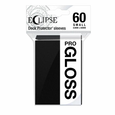 Ultra Pro - Eclipse Gloss Small Deck Protector Sleeves - Jet Black