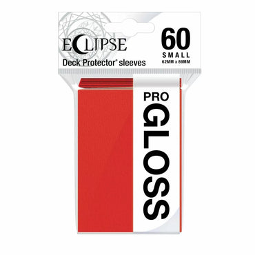 Ultra Pro - Eclipse Gloss Small Deck Protector Sleeves - Apple Red
