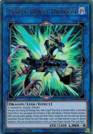 Triple Burst Dragon [EXFO-EN044] Ultra Rare