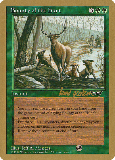Bounty of the Hunt (Svend Geertsen) (SB) [World Championship Decks 1997]