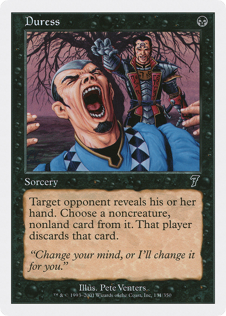 Duress (7ED-131) - 7th Edition Foil