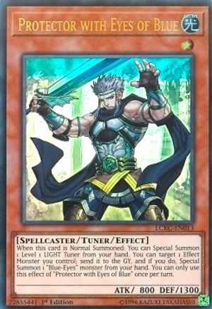 Protector with Eyes of Blue [LCKC-EN013] Ultra Rare
