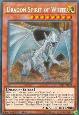 Dragon Spirit of White [LCKC-EN018] Secret Rare
