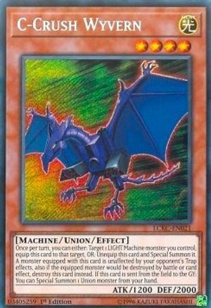 C-Crush Wyvern [LCKC-EN021] Secret Rare