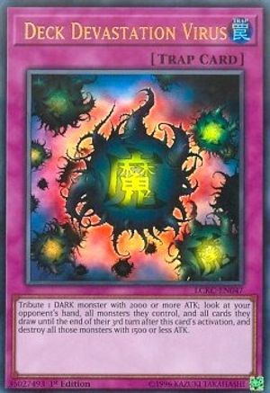 Deck Devastation Virus [LCKC-EN047] Ultra Rare