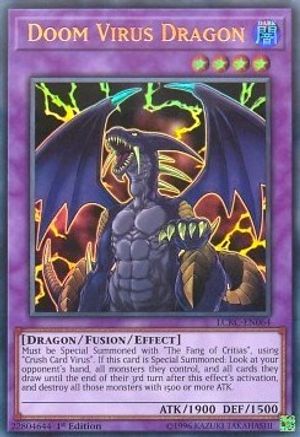 Doom Virus Dragon [LCKC-EN064] Ultra Rare