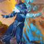 Jace, Mirror Mage // Jace, Mirror Mage (AZNR-001) - Zendikar Rising Art Series (Borderless) Foil