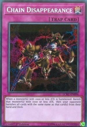 Chain Disappearance [LCKC-EN094] Secret Rare