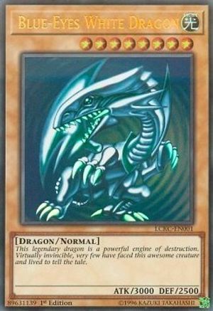 Blue-Eyes White Dragon (Version 2) [LCKC-EN001] Ultra Rare