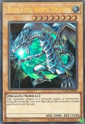 Blue-Eyes White Dragon (Version 3) [LCKC-EN001] Ultra Rare