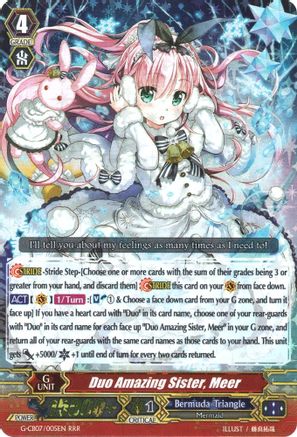 Duo Amazing Sister, Meer (G-CB07/005EN) [Divas' Festa]