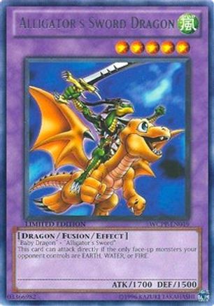 Alligator's Sword Dragon [WCPP-EN019] Rare