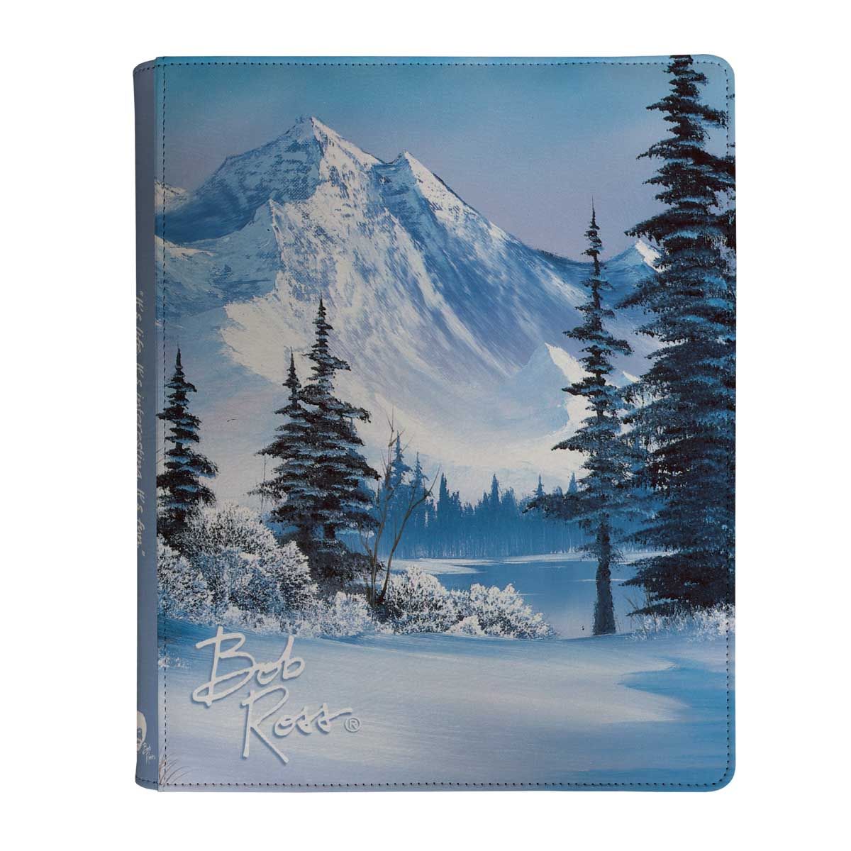 Ultra Pro - 9-Pocket Zippered PRO-Binder - Bob Ross: Winter Paradise
