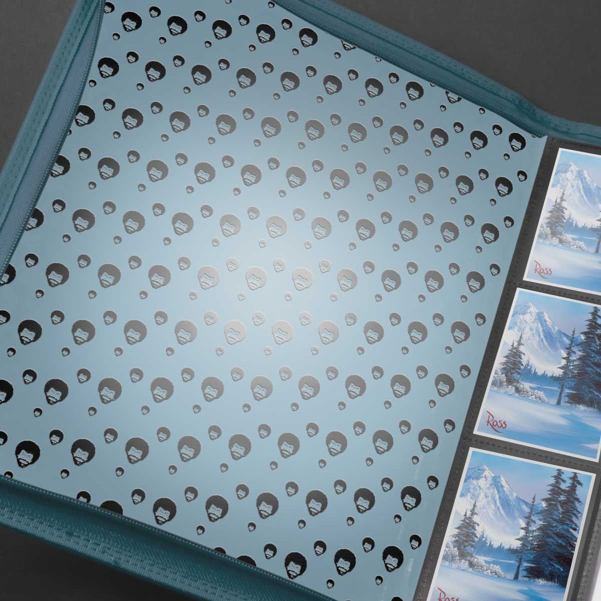 Ultra Pro - 9-Pocket Zippered PRO-Binder - Bob Ross: Winter Paradise