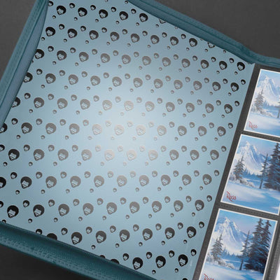 Ultra Pro - 9-Pocket Zippered PRO-Binder - Bob Ross: Winter Paradise