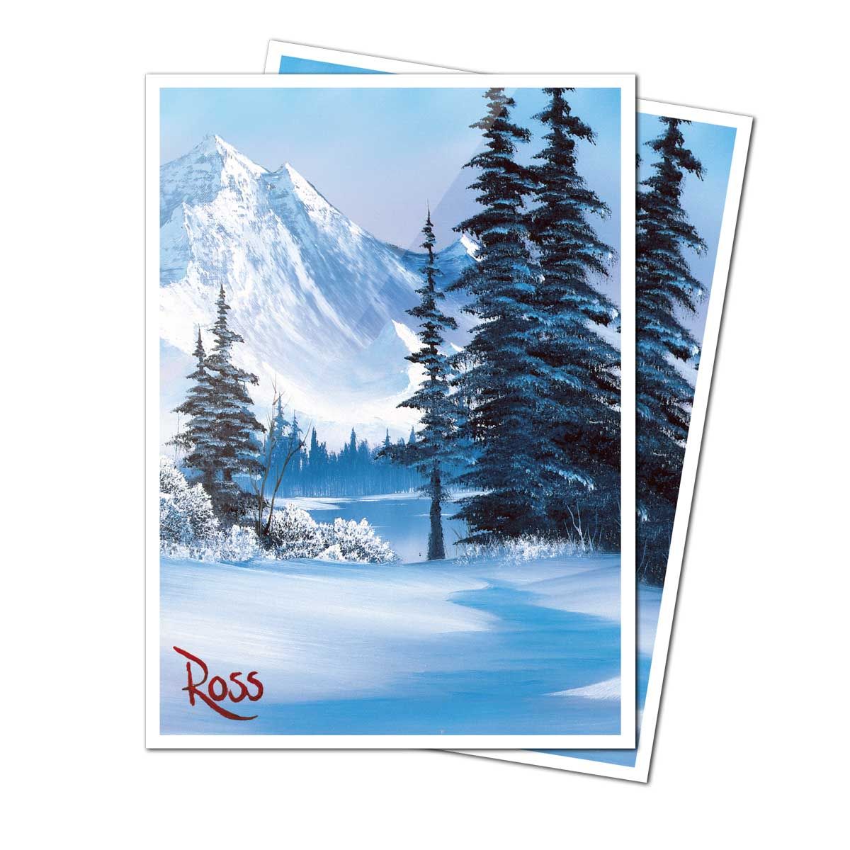 Ultra Pro - Bob Ross APEX Deck Protector Sleeves: Winter Paradise (Standard Sized)
