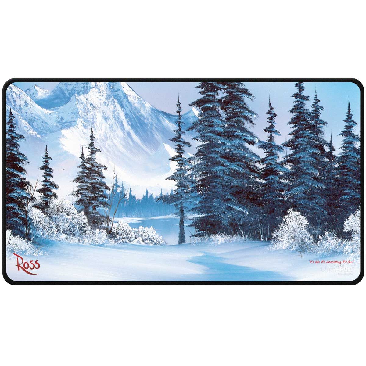 Ultra Pro - Bob Ross Playmat: Winter Paradise