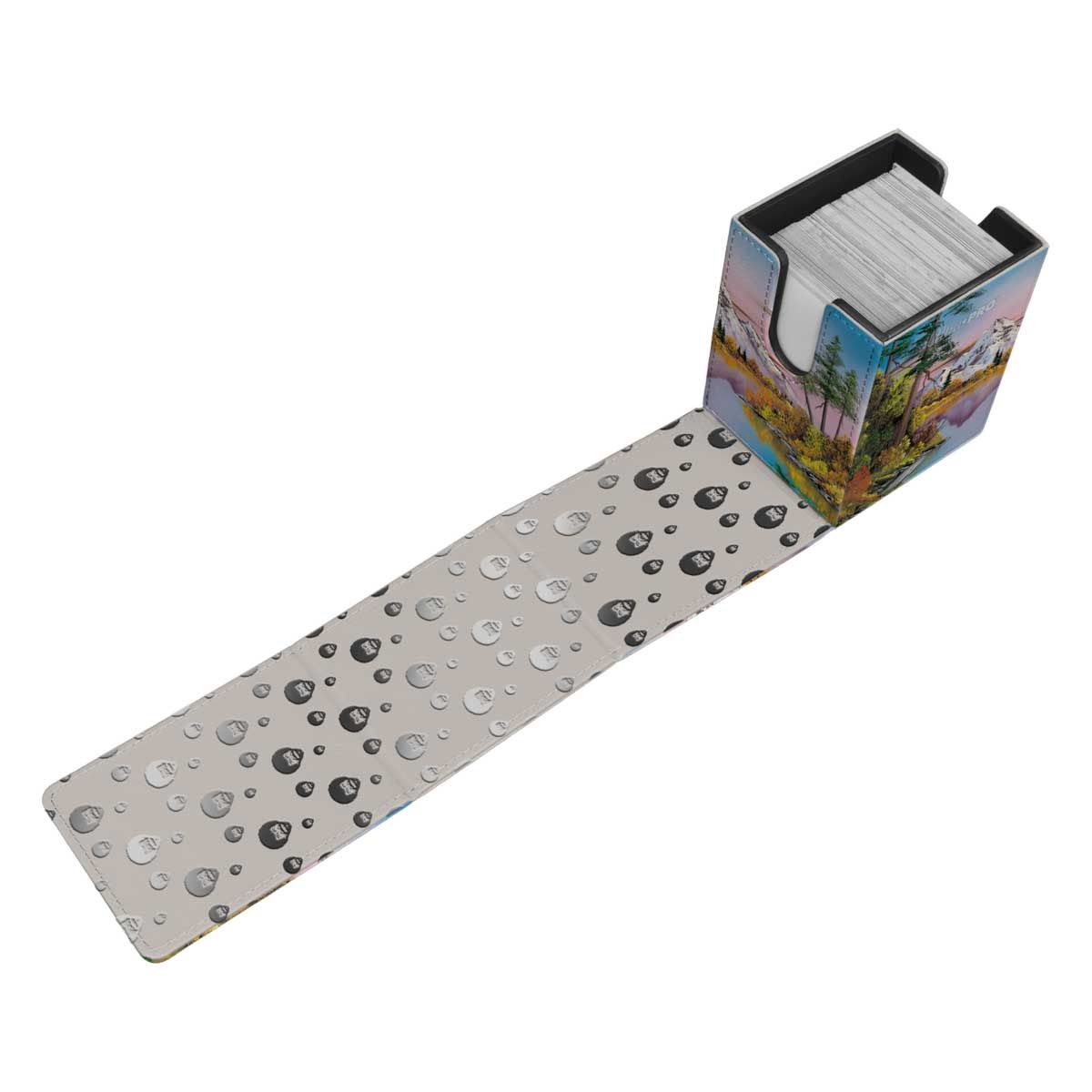 Ultra Pro - Bob Ross Alcove Flip Deck Box - Mighty Mountain Lake