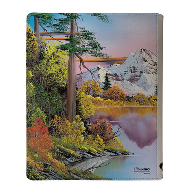 Ultra Pro - 9-Pocket Zippered PRO-Binder - Bob Ross: Mighty Mountain Lake