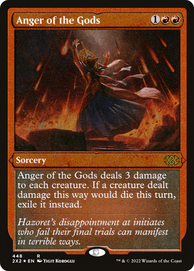 Anger of the Gods (Foil Etched) (2X2-448) - Double Masters 2022 Foil