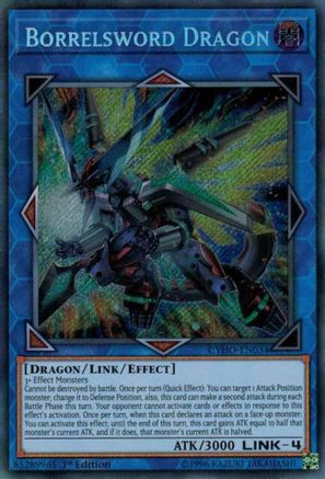 Borrelsword Dragon [CYHO-EN034] Secret Rare