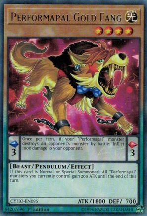 Performapal Gold Fang [CYHO-EN095] Rare