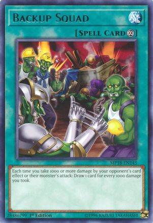 Backup Squad [MP18-EN145] Rare