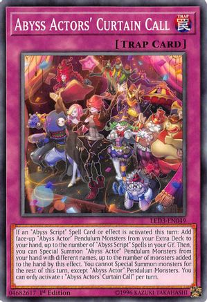 Abyss Actors' Curtain Call [LED3-EN049] Common