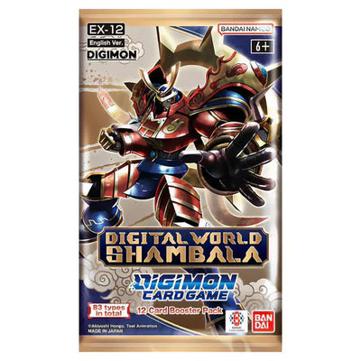 Digimon Card Game - Digital World Shambala Booster Pack (EX12) *Sealed*