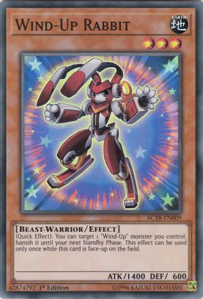 Wind-Up Rabbit [AC18-EN009] Super Rare