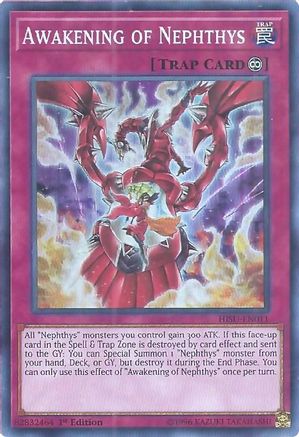 Awakening of Nephthys [HISU-EN011] Super Rare
