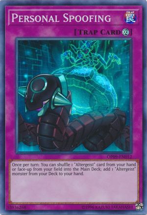 Personal Spoofing [OP09-EN012] Super Rare