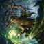 Katilda, Dawnhart Prime // Katilda, Dawnhart Prime (AMID-062) - Midnight Hunt Art Series (Borderless) Foil