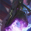 Skyclave Shade // Skyclave Shade (AZNR-061) - Zendikar Rising Art Series (Borderless)