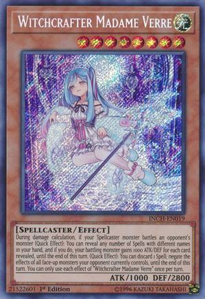 Witchcrafter Madame Verre [INCH-EN019] Secret Rare