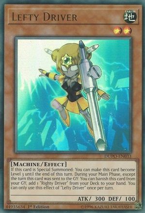 Lefty Driver [DUPO-EN033] Ultra Rare