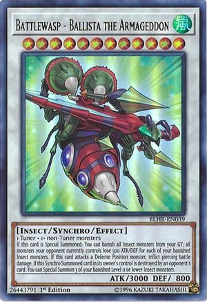 Battlewasp - Ballista the Armageddon [BLHR-EN039] Ultra Rare